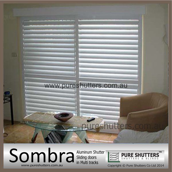 Residential Closed blades Sliding Shutter door