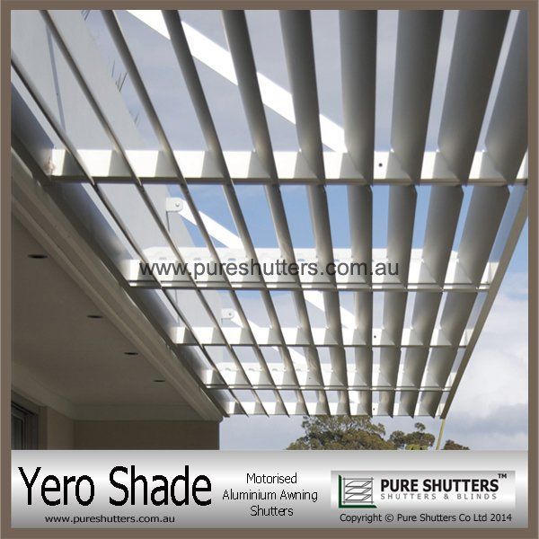 YERO SHADE YS016003 Motorised Awning Aluminium shutters