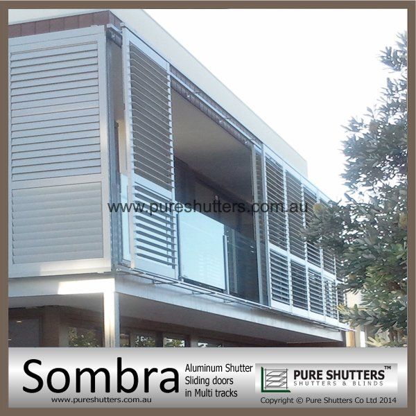 SS021006 Sombra Dual Track Sliding Aluminium louver window