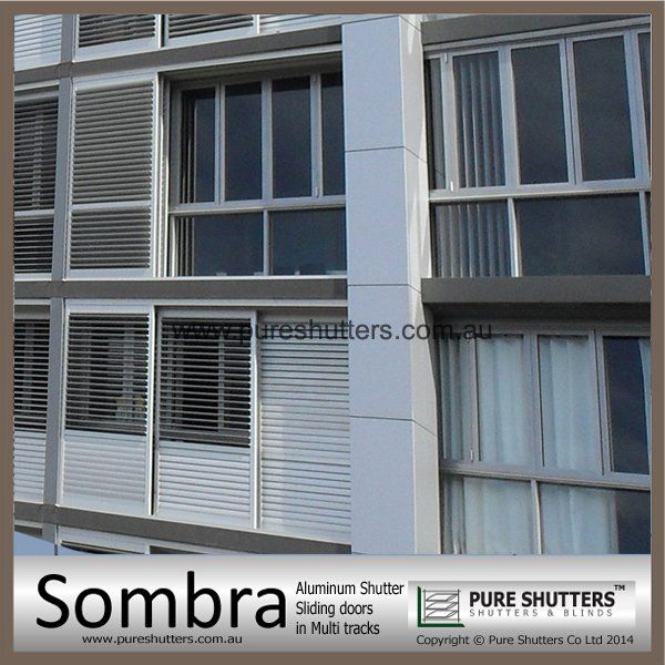SS021004 Sombra Mulitple Sliding Aluminium louver window