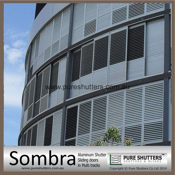 SS018002 Sombra Aluminium exterior louver