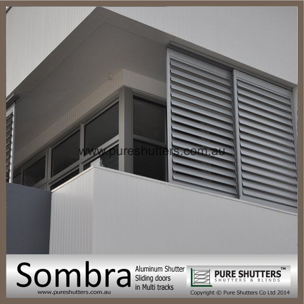 SS017001 Sombra Sliding Aluminium window louver