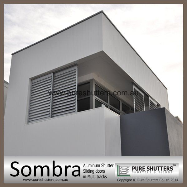 SS016003 Exterior Sliding Aluminium sun louver