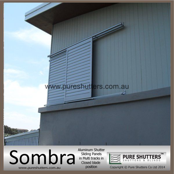 SS016001 Sombra Sliding Aluminium sun louver