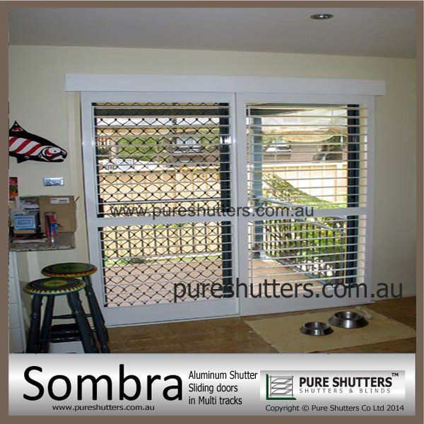 Exterior Sliding Window Aluminum Shutters